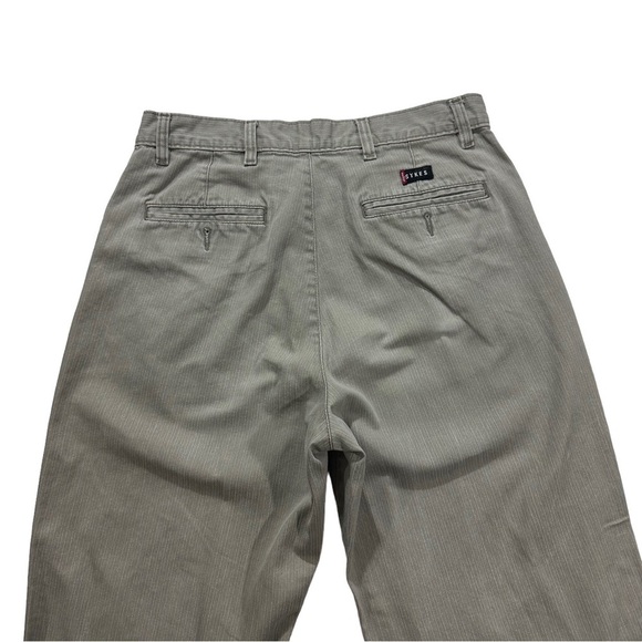 Vintage Levis Sykes Men Grey Wash Jeans Sz 32x30 Textured 100% Cotton Denim - Picture 9 of 11